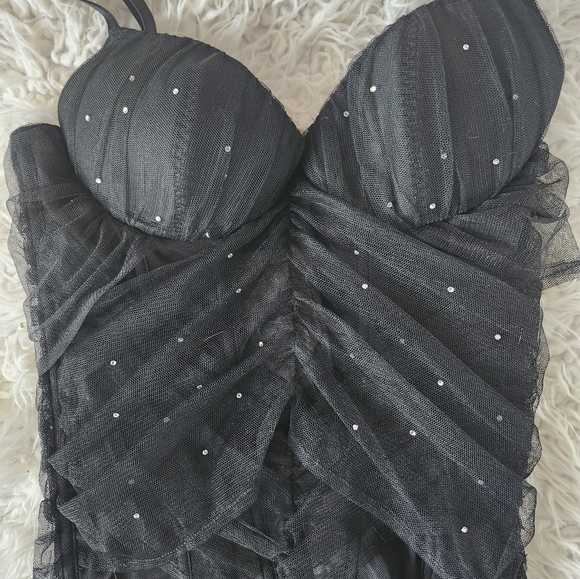 La Senza mesh corset with gems -size small - Picture 2 of 5